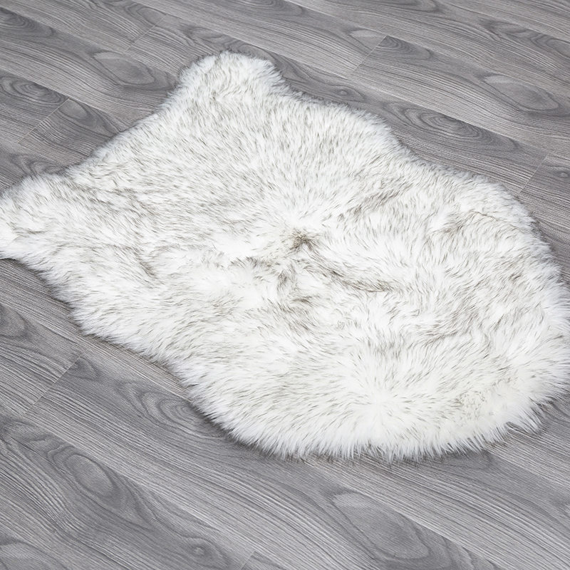 60 * 90cm dyed fur pointed faux fur rug
