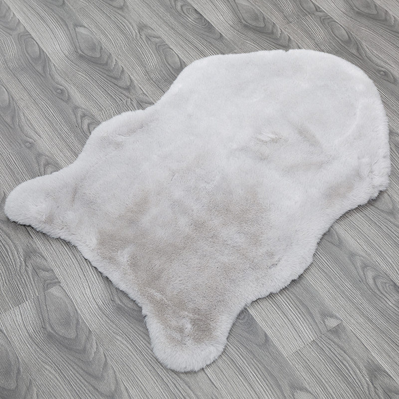 60 * 90cm soft and smooth rabbit fur rug